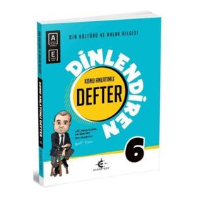 6. Sınıf Din Kültürü ve Ahlak Bilgisi Dinlendiren Konu Anlatımlı Defter - Eker Test