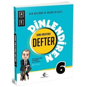 6. Sınıf Din Kültürü ve Ahlak Bilgisi Dinlendiren Konu Anlatımlı Defter - Eker Test