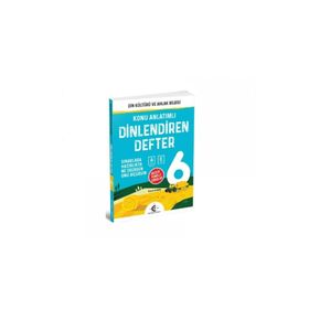 6. Sınıf Din Kültürü ve Ahlak Bilgisi Dinlendiren Konu Anlatımlı Defter - Eker Test
