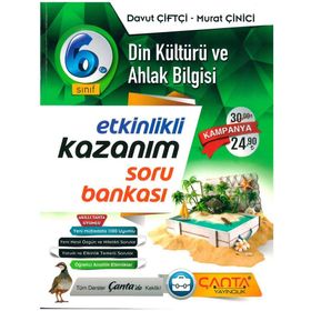 6.Sınıf Din Kültürü ve Ahlak Bilgisi Kazanım Soru Bankası Çanta Yayınları