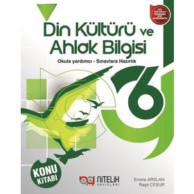 6. Sınıf Din Kültürü ve Ahlak Bilgisi Konu Kitabı - Nitelik Yayınları