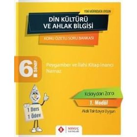 6. Sınıf Din Kültürü ve Ahlak Bilgisi Konu Özetli Soru Bankası Sonuç Yayınları