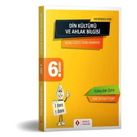 6. Sınıf Din Kültürü ve Ahlak Bilgisi Konu Özetli Soru Bankası Sonuç Yayınları