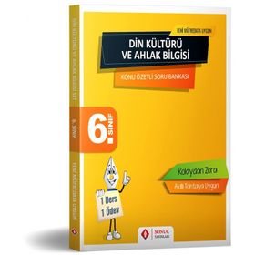 6. Sınıf Din Kültürü ve Ahlak Bilgisi Konu Özetli Soru Bankası Sonuç Yayınları