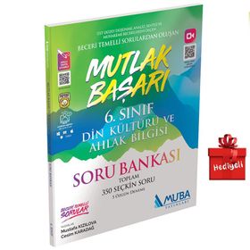 6. Sınıf Din Kültürü ve Ahlak Bilgisi Mutlak Başarı Soru Bankası Muba Yayınları