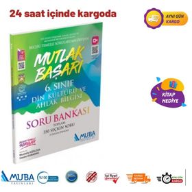 6. Sınıf Din Kültürü ve Ahlak Bilgisi Mutlak Başarı Soru Bankası Muba Yayınları