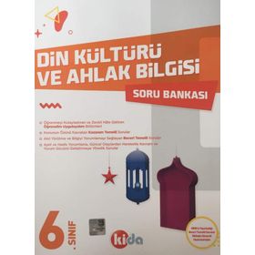 6. Sınıf Din Kültürü ve Ahlak Bilgisi Soru Bankası-Kida Yayınları