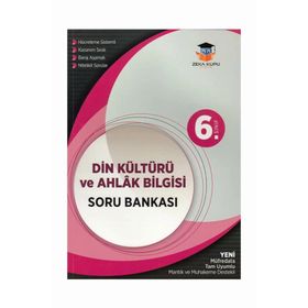 6.Sınıf Din Kültürü ve Ahlak Bilgisi Soru Bankası - Zeka Küpü Yayınları