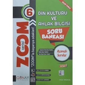 6. Sınıf Din Kültürü ve Ahlak Bilgisi Zoom Soru Bankası-Günay Yayınları