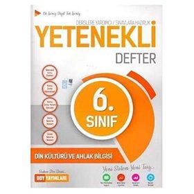 6. Sınıf Din Kültürü Yetenekli Defter Ddy Yayınları