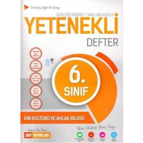 6. Sınıf Din Kültürü Yetenekli Defter Ddy Yayınları