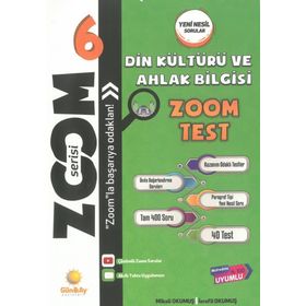 6. Sınıf Din Kültürü Zoom Soru Bankası Günay Yayınları