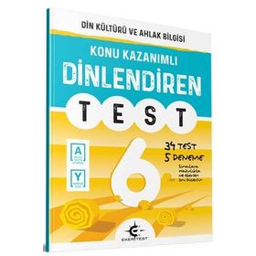6. Sınıf DİNlendiren Test Din Kültürü ve Ahlak Bilgisi-Eker Test Yayınları