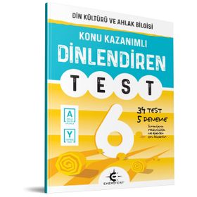 6.Sınıf Dinlendiren Test - Eker Test Yayınları
