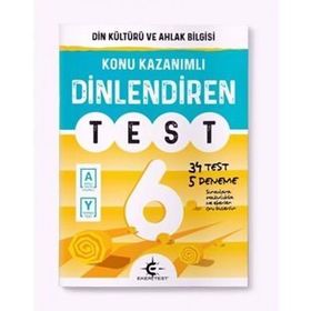 6.Sınıf Dinlendiren Test - Eker Test Yayınları