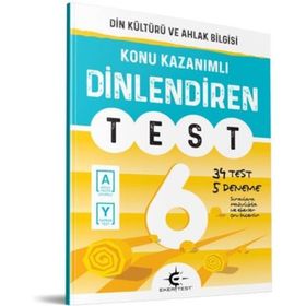6.Sınıf Dinlendiren Test - Eker Test Yayınları