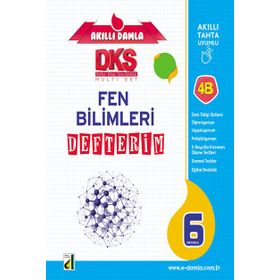 6. Sınıf DKS 4B Fen Bilimleri Defterim-Damla Yayınevi