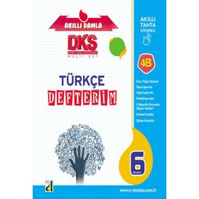 6. Sınıf DKS 4B Türkçe Defterim - Damla Yayınları