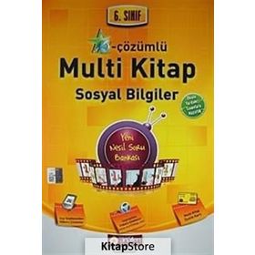 6. SINIF E-ÇÖZÜMLÜ MULTI KITAP SOSYAL BILGILER SORU BANKASI - KOMISYON