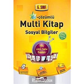 6. SINIF E-ÇÖZÜMLÜ MULTI KITAP SOSYAL BILGILER SORU BANKASI - KOMISYON