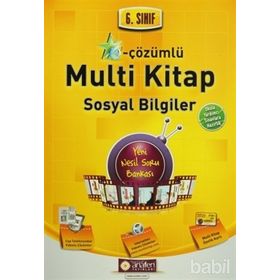 6. SINIF E-ÇÖZÜMLÜ MULTI KITAP SOSYAL BILGILER SORU BANKASI - KOMISYON