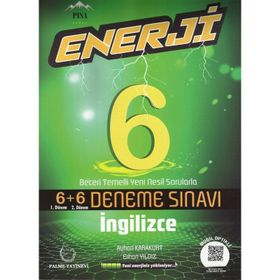 6. Sınıf Enerji İngilizce Deneme Sınavı 6+6 On İkili Palme Yayınları