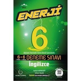 6. Sınıf Enerji İngilizce Deneme Sınavı 6+6 On İkili Palme Yayınları