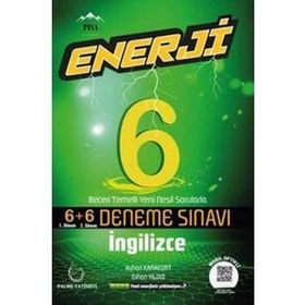 6. Sınıf Enerji İngilizce Deneme Sınavı 6+6 On İkili Palme Yayınları