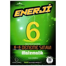6.sınıf Enerji Matematik 6+6 Deneme Sınavı Palme Yayınevi
