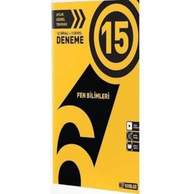 6. Sınıf Fen Bilimleri 15 Deneme - Hız Yayınları