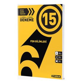 6. Sınıf Fen Bilimleri 15 Deneme Sınavı Komisyon Çanta Yayınları