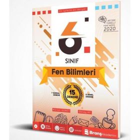 6. Sınıf Fen Bilimleri 15 Deneme Sınavı Komisyon Çanta Yayınları