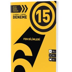 6. Sınıf Fen Bilimleri 15 Deneme Sınavı Komisyon Çanta Yayınları