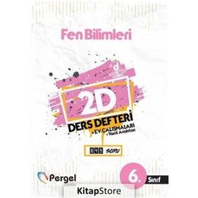 6. Sınıf Fen Bilimleri 2D Ders Defteri Kollektif Pergel Yayınları