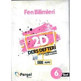 6. Sınıf Fen Bilimleri 2D Ders Defteri Kollektif Pergel Yayınları