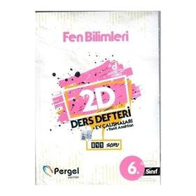 6. Sınıf Fen Bilimleri 2D Ders Defteri Kollektif Pergel Yayınları