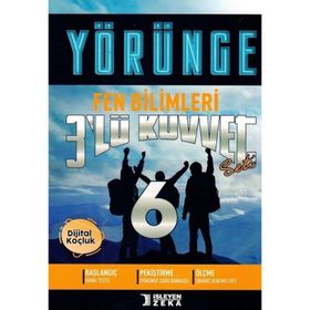 6. Sınıf Fen Bilimleri 3 lü Kuvvet Yörünge Serisi Seti İşleyen Zeka Yayınları