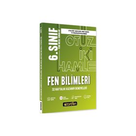 6. Sınıf Fen Bilimleri 32 Haftalık Kazanım Denemeleri Startfen Yayınları