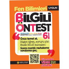 6. Sınıf Fen Bilimleri Bilgili Ön Test-Sadık Uygun Yayınları