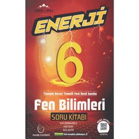 6. Sınıf Fen Bilimleri Enerji Soru Kitabı-Palme Yayınları