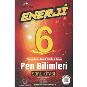 6. Sınıf Fen Bilimleri Enerji Soru Kitabı-Palme Yayınları