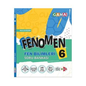 6. Sınıf Fen Bilimleri Fenomen Soru Bankası-Gama Okul Yayınları