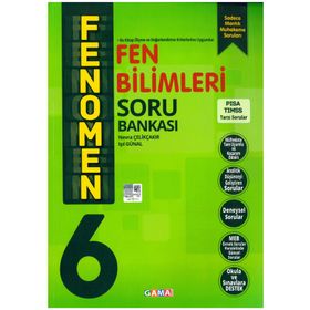 6. Sınıf Fen Bilimleri Fenomen Soru Bankası - Gama Yayınları