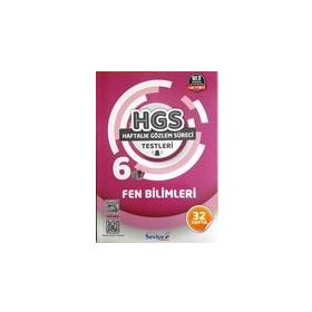6. Sınıf Fen Bilimleri HGS Testleri 32 Hafta Seviye Yayınları