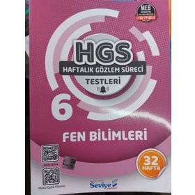 6. Sınıf Fen Bilimleri HGS Testleri 32 Hafta Seviye Yayınları
