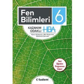 6. Sınıf Fen Bilimleri Kazanım Odaklı Hba - Tudem Yayınları