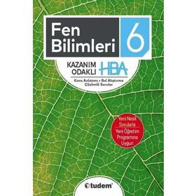 6. Sınıf Fen Bilimleri Kazanım Odaklı Hba - Tudem Yayınları