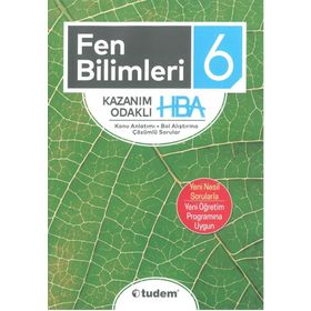6. Sınıf Fen Bilimleri Kazanım Odaklı Hba - Tudem Yayınları