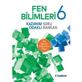 6. Sınıf Fen Bilimleri Kazanım Odaklı Soru Bankası Komisyon Tudem Hazırlık Yayınları