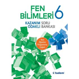 6. Sınıf Fen Bilimleri Kazanım Odaklı Soru Bankası Komisyon Tudem Hazırlık Yayınları
